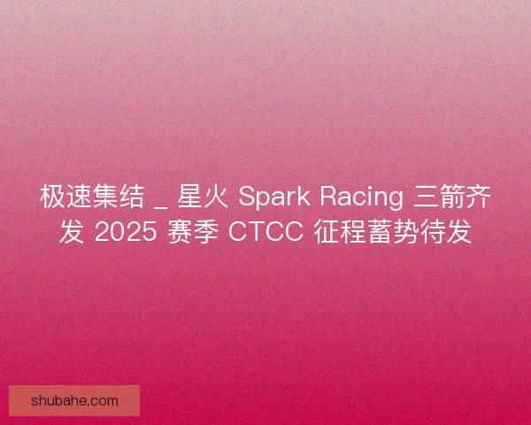 极速集结 _ 星火 Spark Racing 三箭齐发 2025 赛季 CTCC 征程蓄势待发